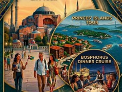 3 BEST TOURS IN 1 PRICE / ISTANBUL COMBO : Guided Old City Tour + Princes Islands Tour + Bosphorus Dinner Cruise 3 BEST TOURS IN 1 PRICE / ISTANBUL COMBO : Guided Old City Tour + Princes Islands Tour + Bosphorus Dinner Cruise – photo 1